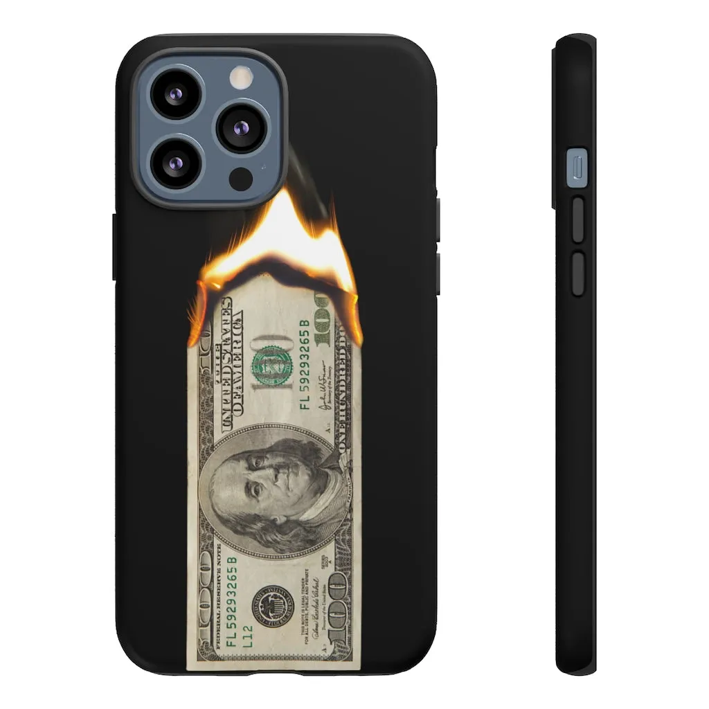 Burn Hundred Dollar Bill Fire Mo Money Gangster Phone Cases - Image 32