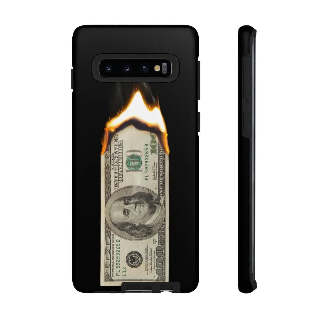 Burn Hundred Dollar Bill Fire Mo Money Gangster Phone Cases - Image 4