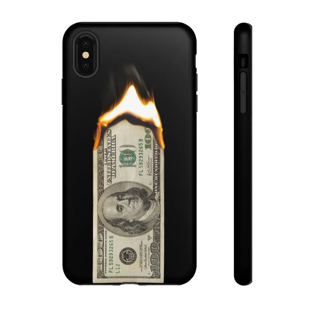 Burn Hundred Dollar Bill Fire Mo Money Gangster Phone Cases - Image 41