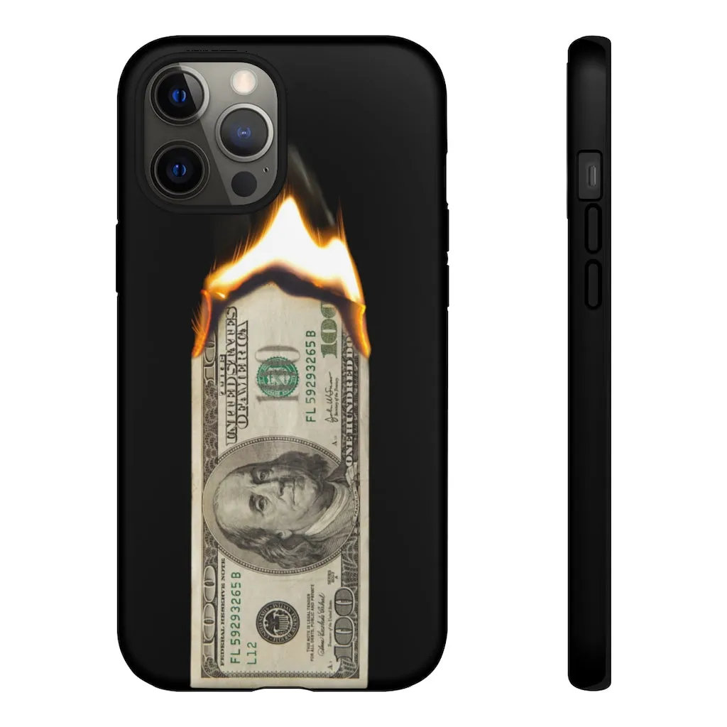 Burn Hundred Dollar Bill Fire Mo Money Gangster Phone Cases - Image 42