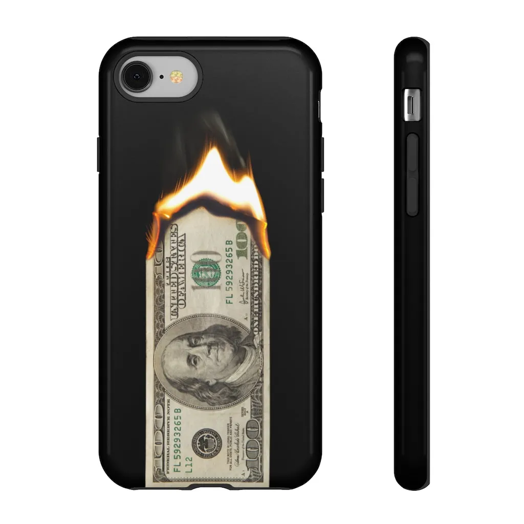 Burn Hundred Dollar Bill Fire Mo Money Gangster Phone Cases - Image 43