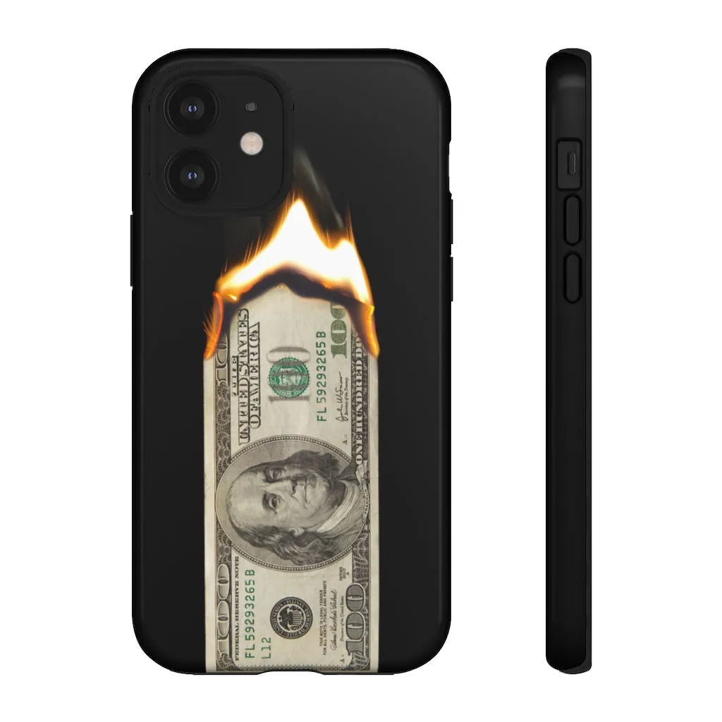 Burn Hundred Dollar Bill Fire Mo Money Gangster Phone Cases - Image 47
