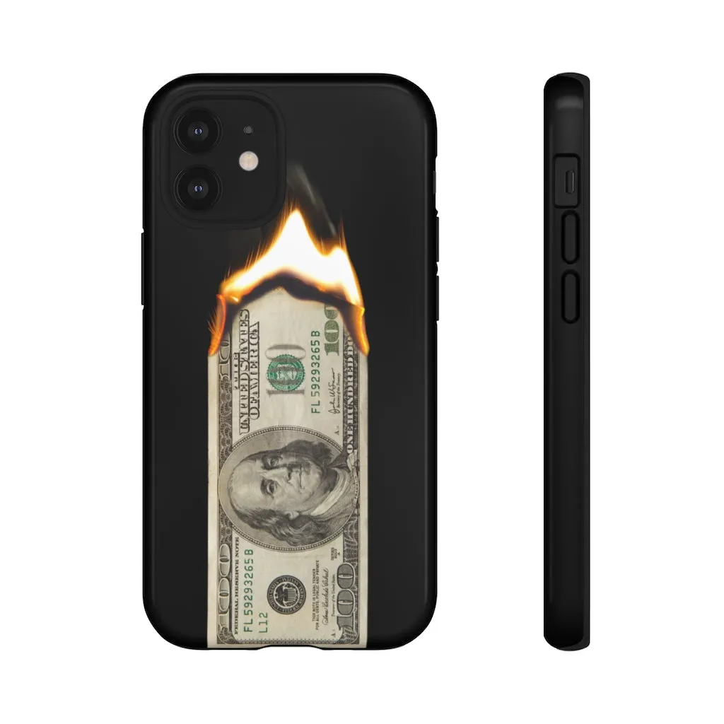 Burn Hundred Dollar Bill Fire Mo Money Gangster Phone Cases - Image 49
