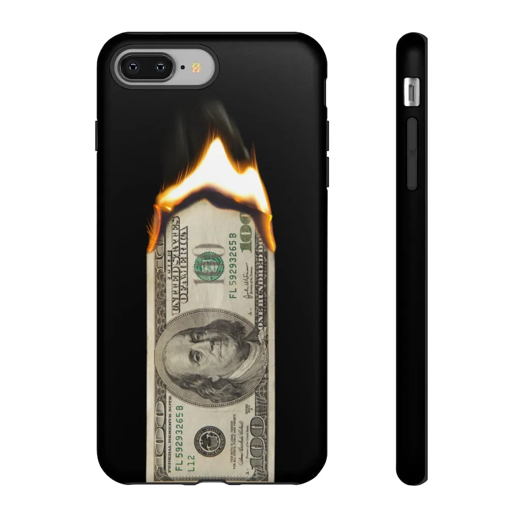 Burn Hundred Dollar Bill Fire Mo Money Gangster Phone Cases - Image 56