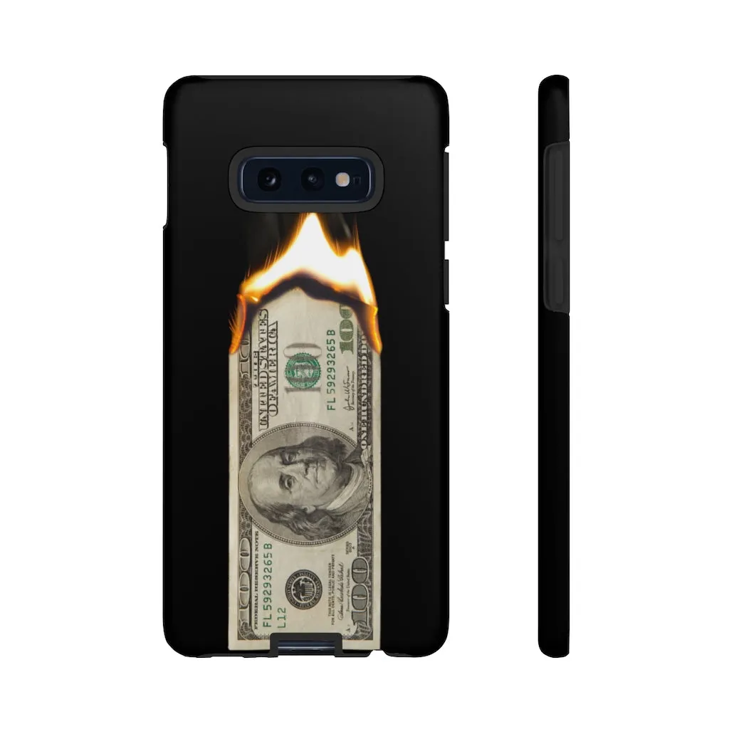 Burn Hundred Dollar Bill Fire Mo Money Gangster Phone Cases - Image 6