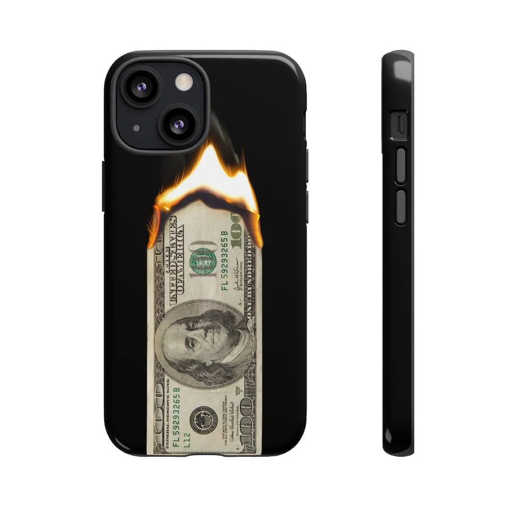 Burn Hundred Dollar Bill Fire Mo Money Gangster Phone Cases - Image 9