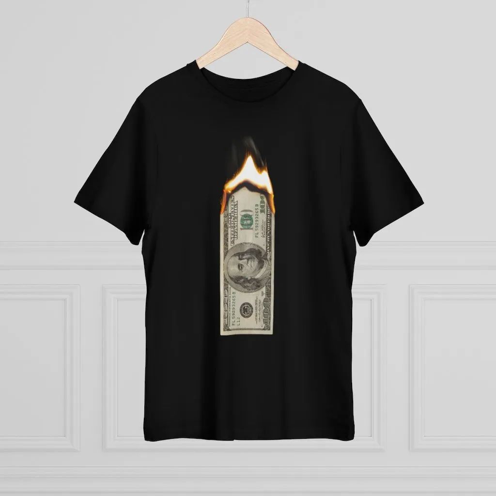 Burn Hundred Dollar Bill Fire Mo Money Gangster T-shirt - Image 3