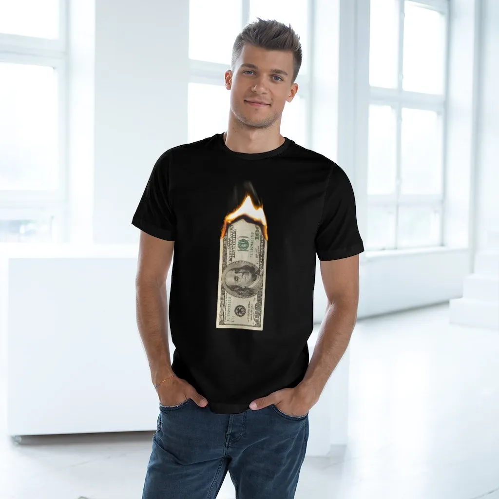 Burn Hundred Dollar Bill Fire Mo Money Gangster T-shirt - Image 4