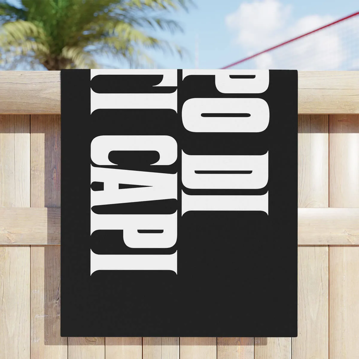 Capo Di Tutti Capi Italian Mobster Beach Towel - Image 2