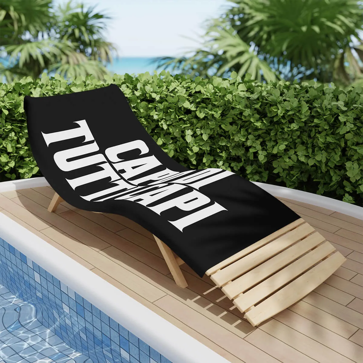 Capo Di Tutti Capi Italian Mobster Beach Towel - Image 3
