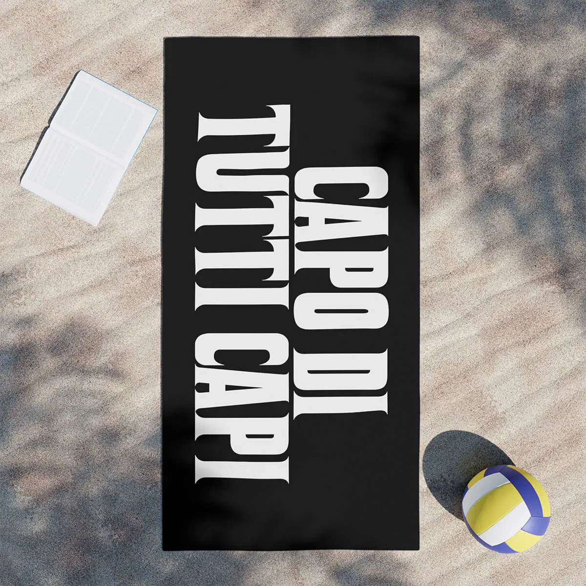 Capo Di Tutti Capi Italian Mobster Beach Towel - Image 4