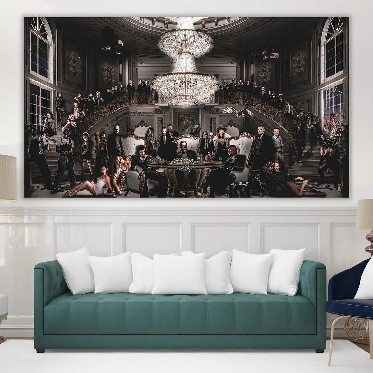 Celebrities Photography of Film Legends Canvas Print - Image 2