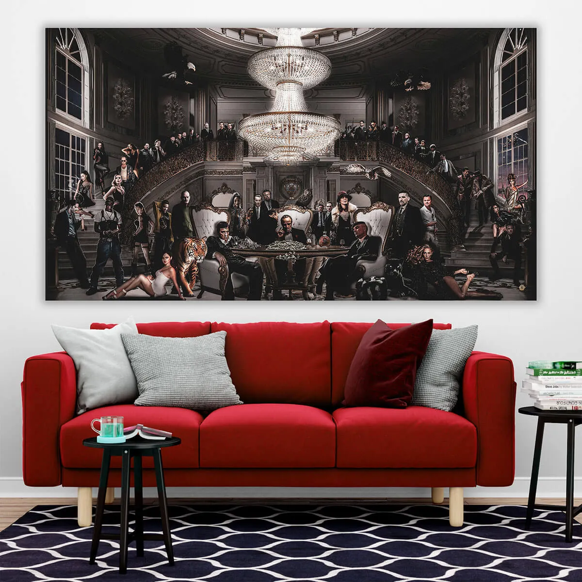 Celebrities Photography of Film Legends Canvas Print - Image 4