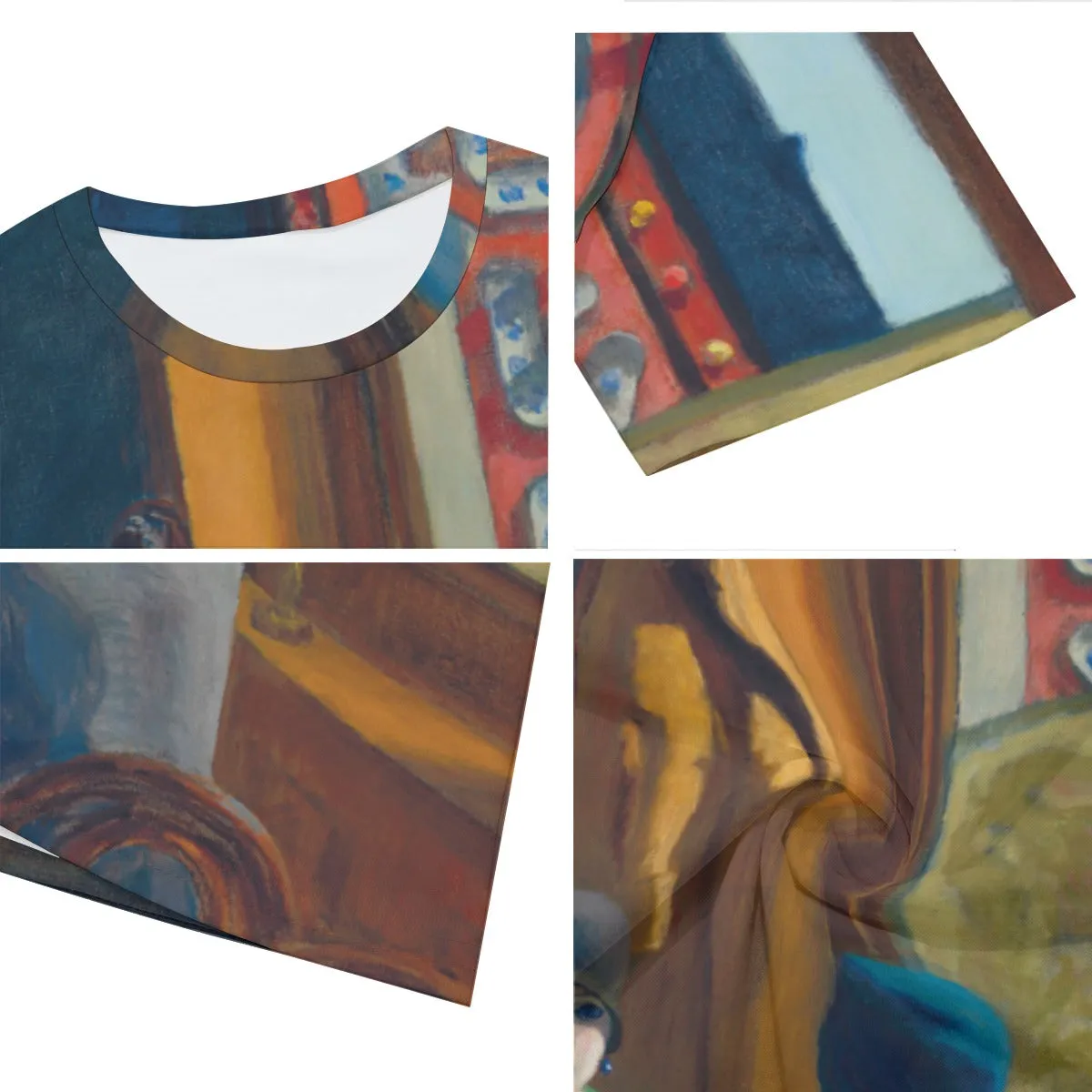 Chop Suey by Edward Hopper Art T-Shirt - Image 3
