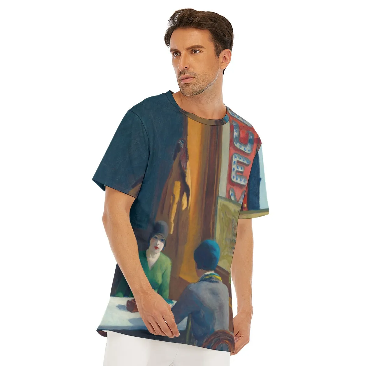 Chop Suey by Edward Hopper Art T-Shirt - Image 5