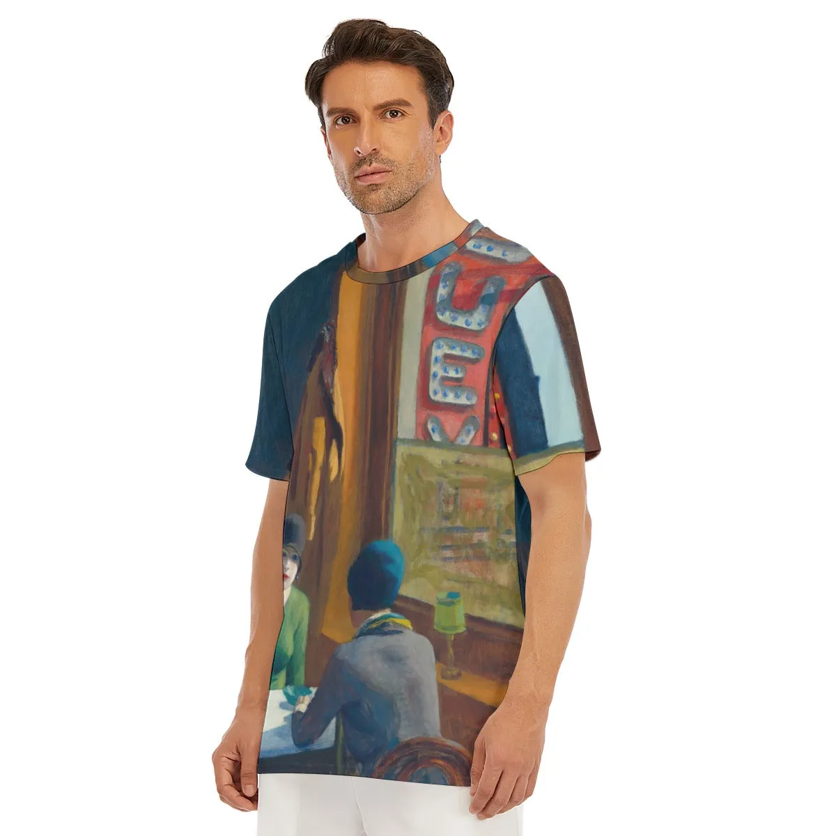 Chop Suey by Edward Hopper Art T-Shirt - Image 6