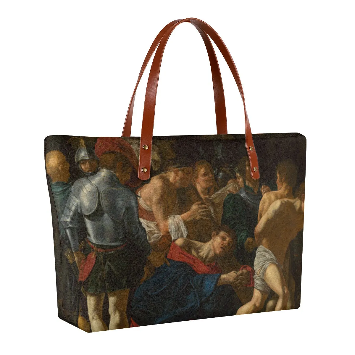 Christ Carrying The Cross Caravaggio Tote Bag - Image 2