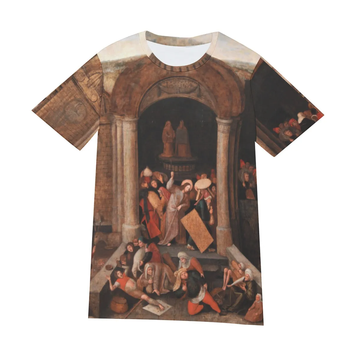 Christ expels the Peddlers by Hieronymus Bosch T-Shirt