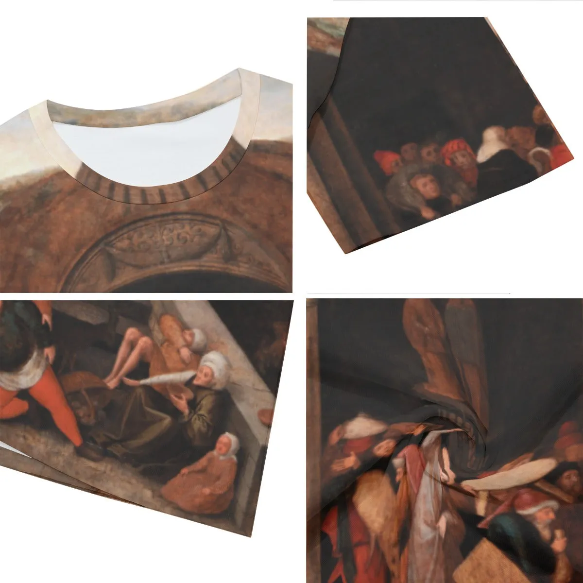 Christ expels the Peddlers by Hieronymus Bosch T-Shirt - Image 3