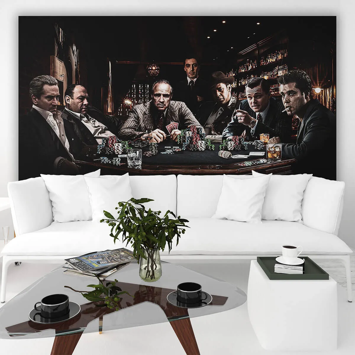 Classic Film Legends Canvas Print Wall Art - Top Gangsters & Iconic Movie Characters - Image 2