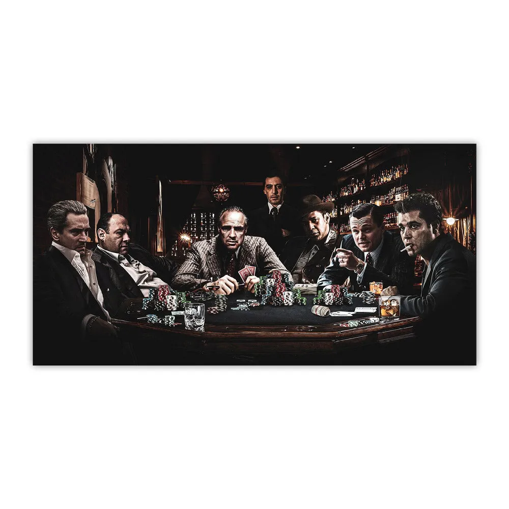 Classic Film Legends Canvas Print Wall Art - Top Gangsters & Iconic Movie Characters - Image 5