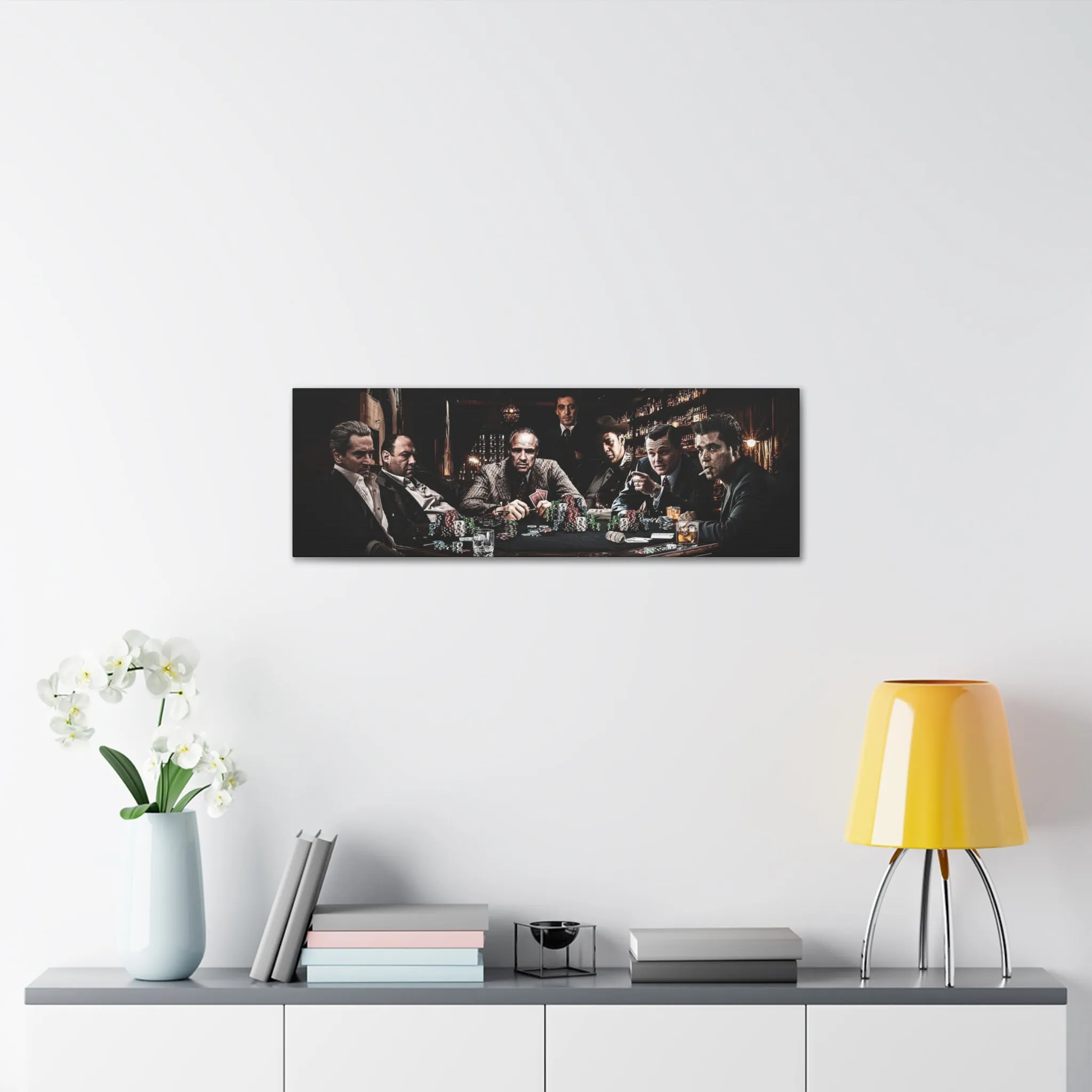 Classic Film Legends Gangsters Playing Cards Canvas Gallery Wraps - Image 8