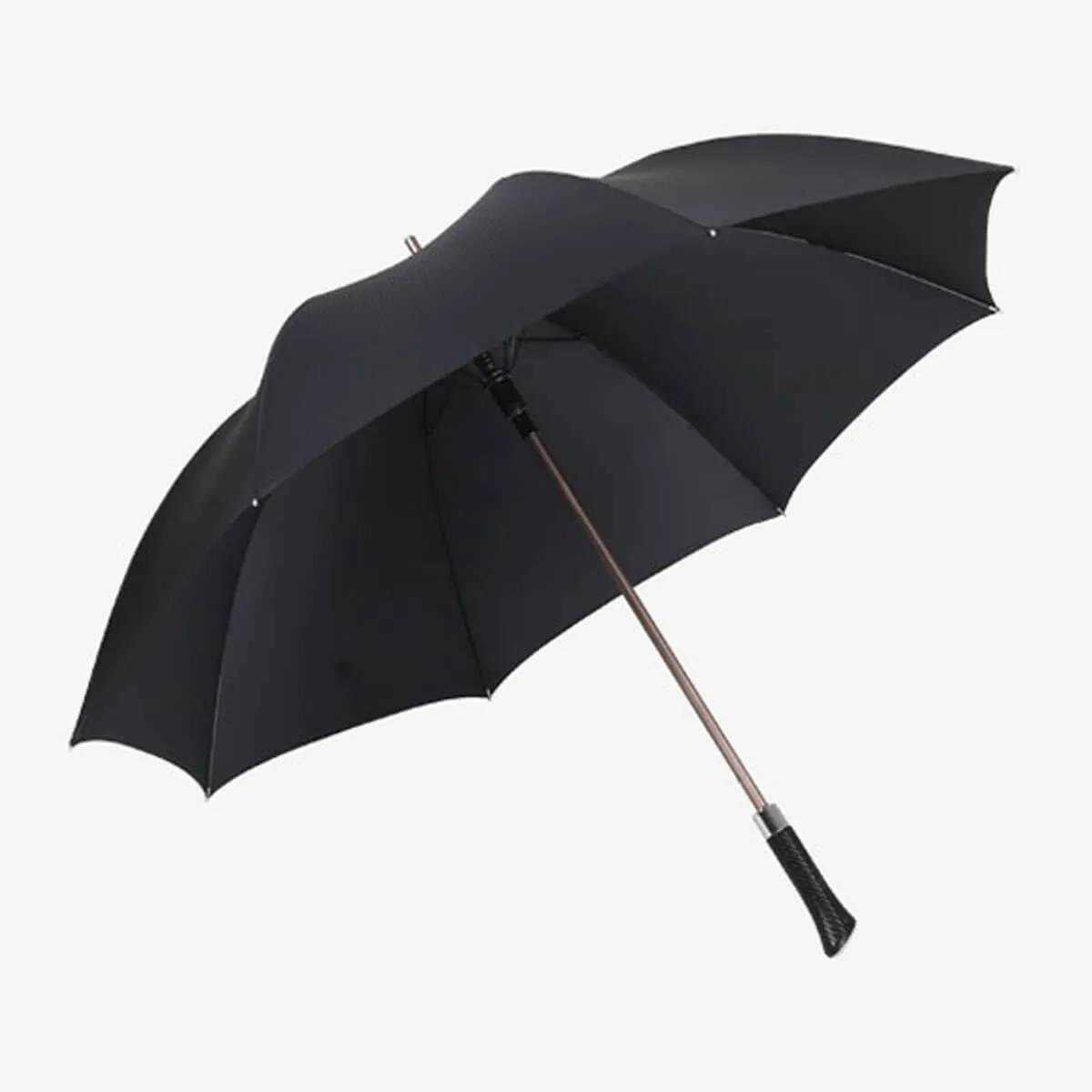 Classic Luxury Carbonfiber Gentleman Aluminum Umbrella - Image 3