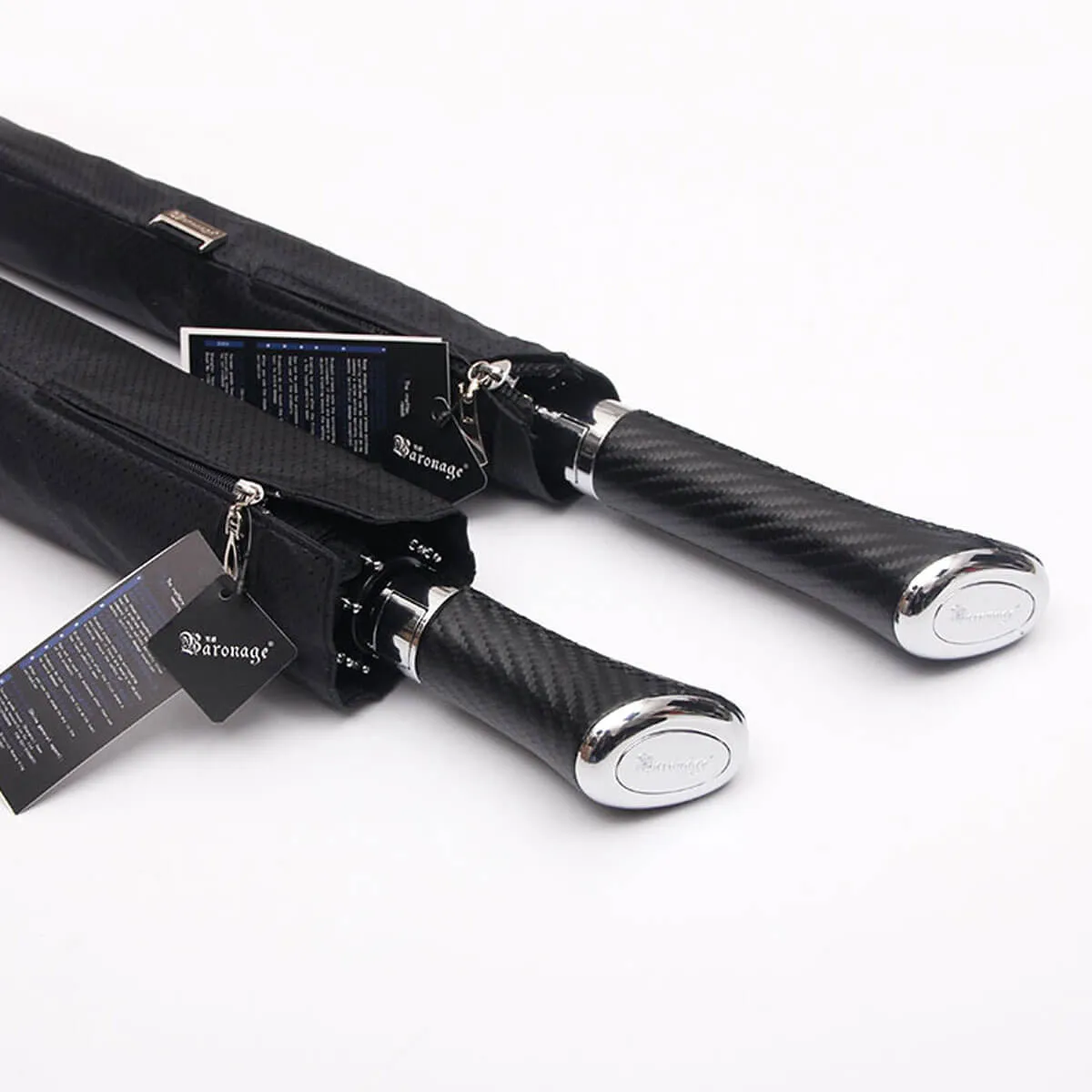 Classic Luxury Carbonfiber Gentleman Aluminum Umbrella - Image 5