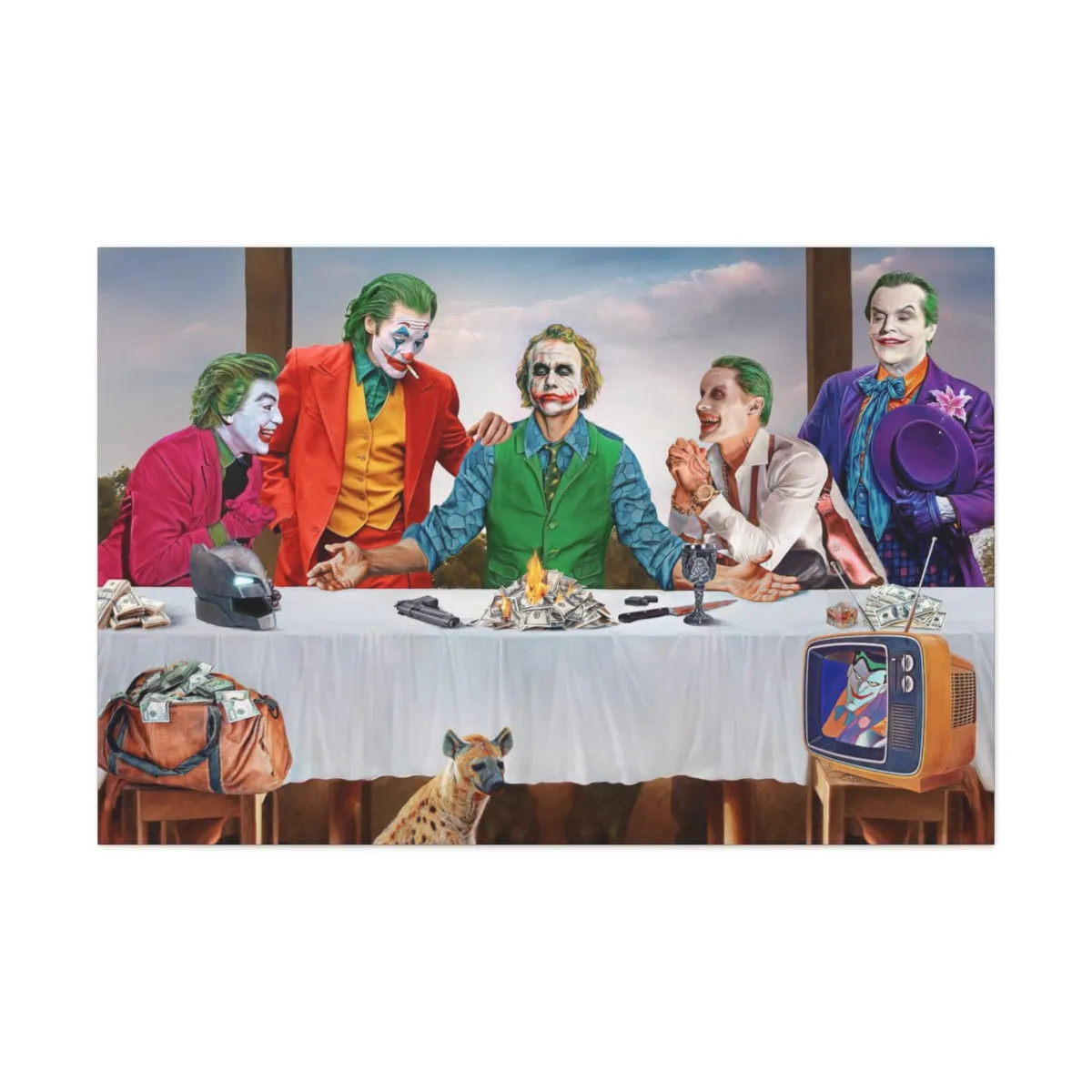 Clowns Movie Characters Jokers Art Canvas Gallery Wraps - Image 18