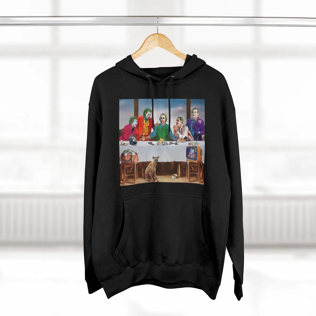 Clowns Movie Characters Jokers Art Pullover Hoodie - Image 3
