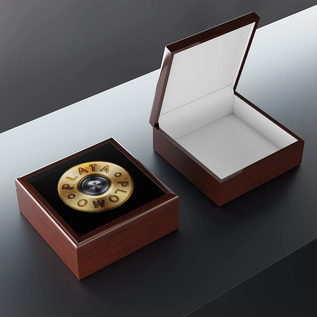 Colombian Boss El Jefe Pablo Plata o Plomo Jewelry Box - Image 6
