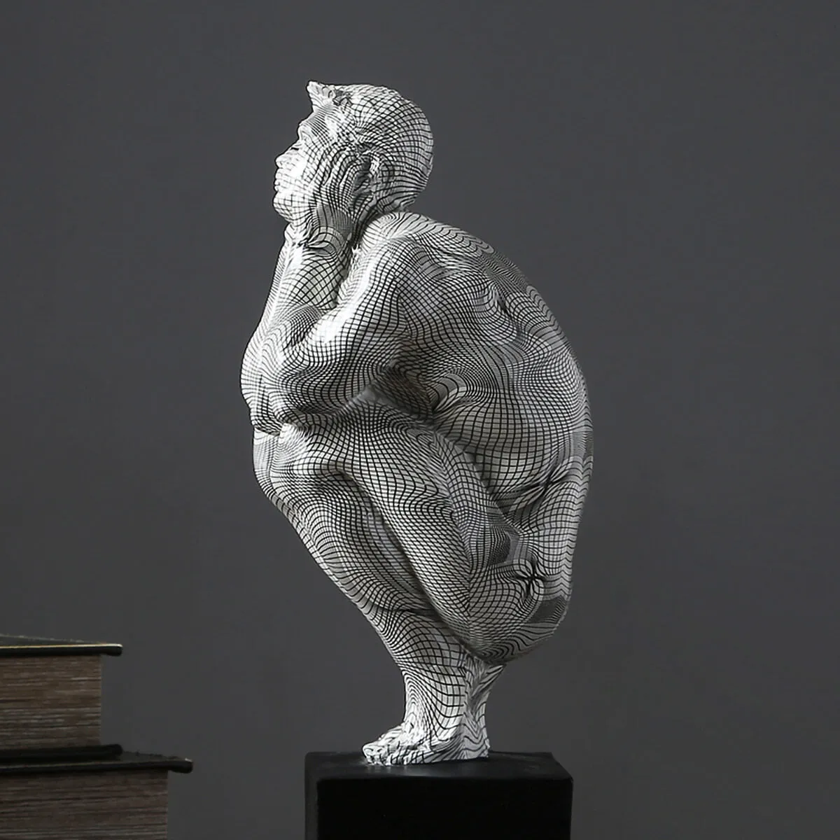 Contemporary Thinker Sculpture Modern Art Decor - Image 4