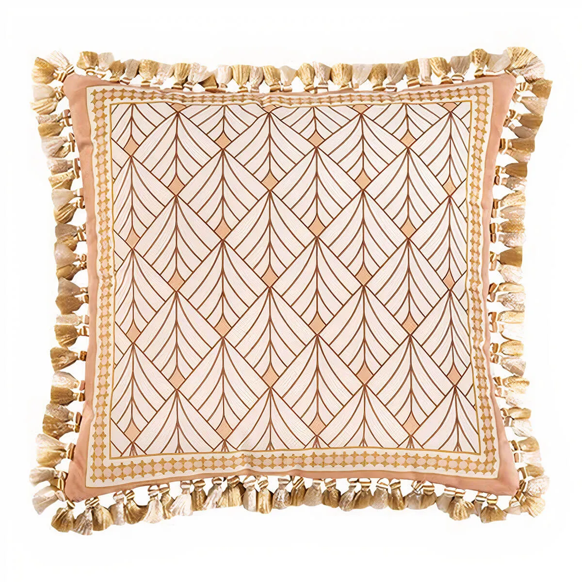 Cushion Cover Square Pillow Case Vintage Luxury Rubber Pink Leopard - Image 9