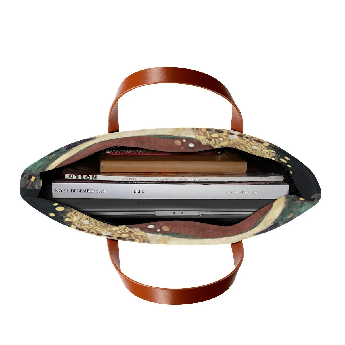 Danae Painting by Gustav Klimt Waterproof Tote Bag - Image 3