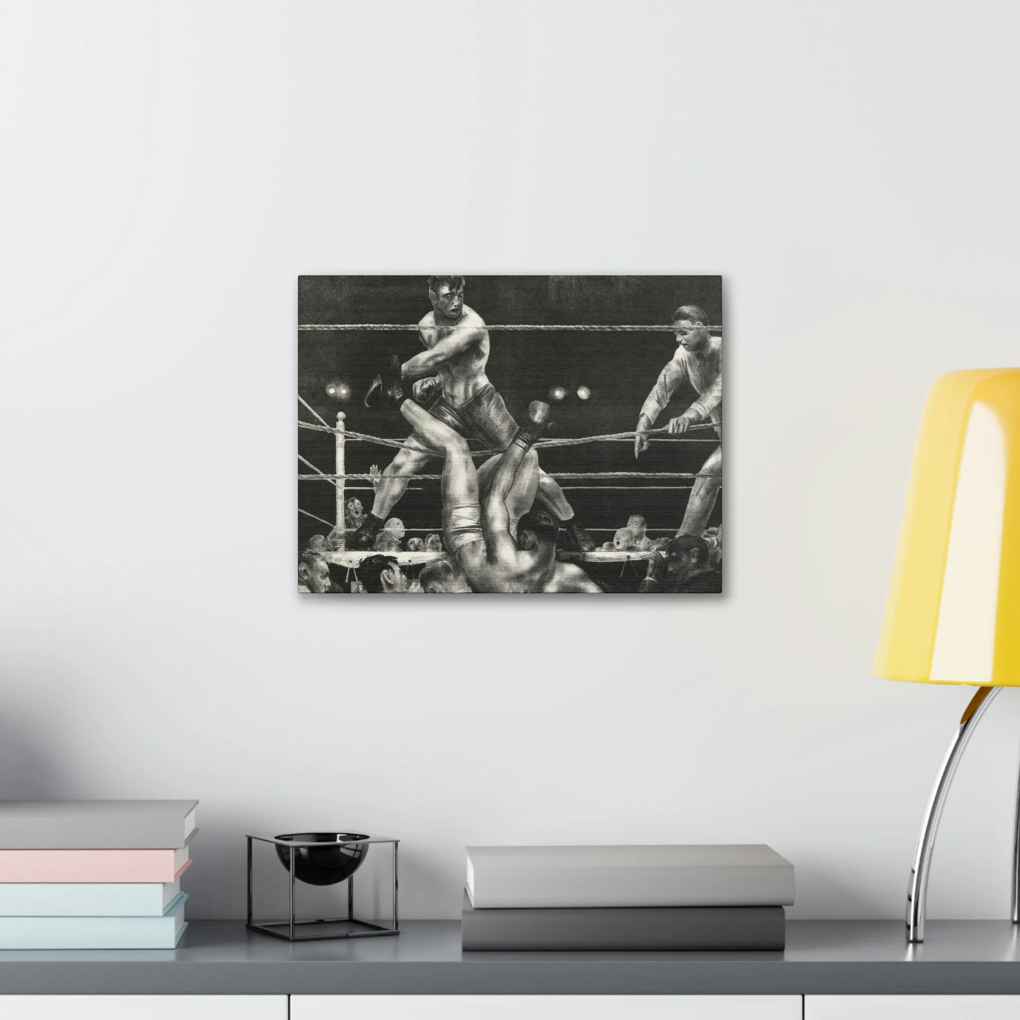 Dempsey and Firpo George Bellows Art Canvas Gallery Wraps - Image 3