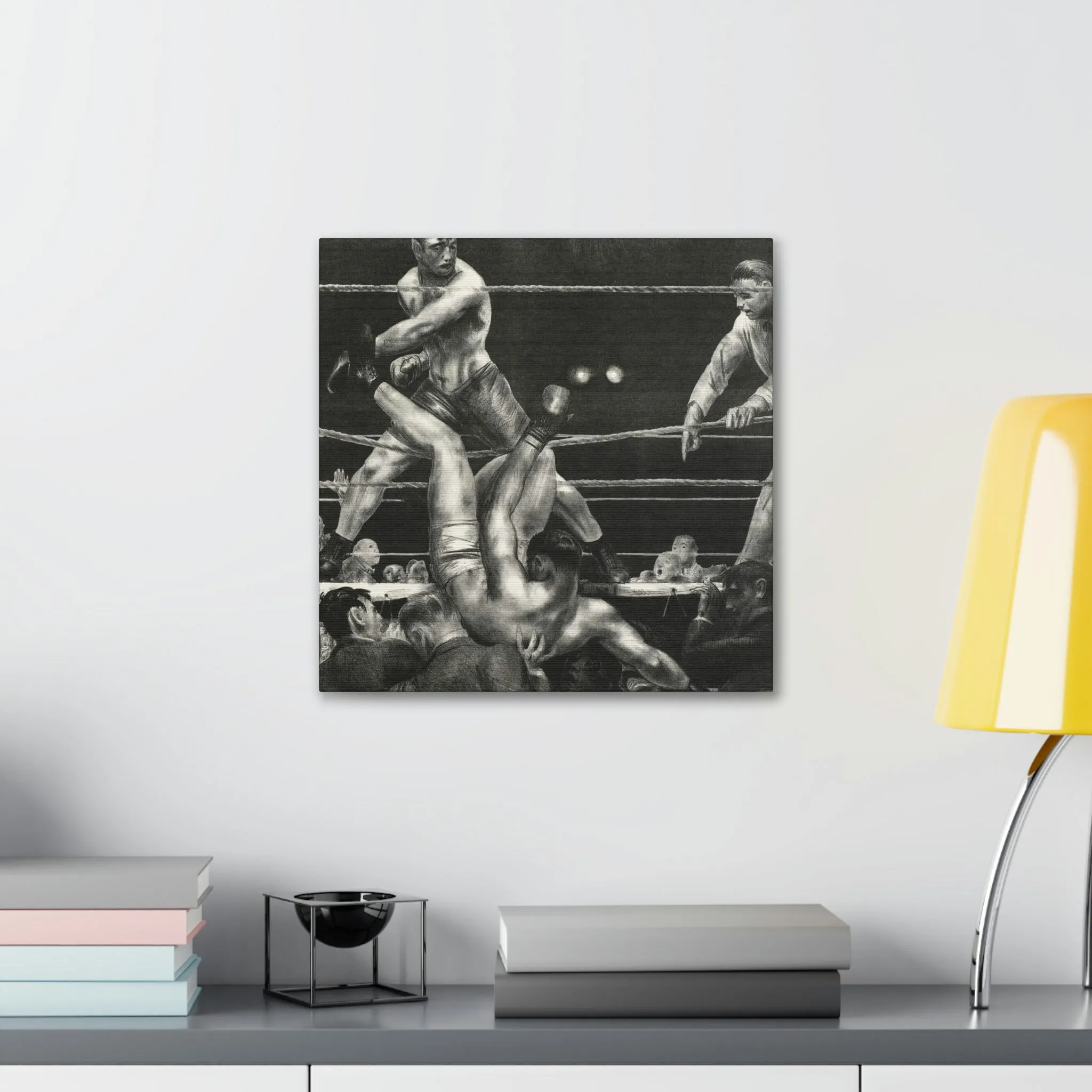 Dempsey and Firpo George Bellows Art Canvas Gallery Wraps - Image 31