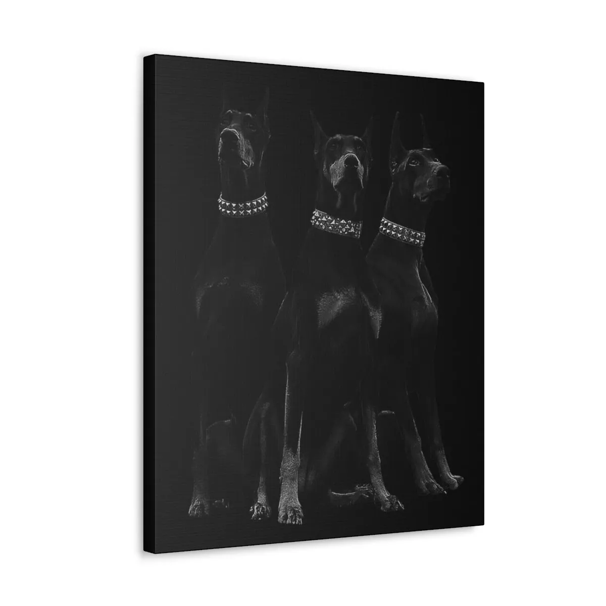 Dobermans Pinscher Gangster Dog Art Canvas Gallery Wraps - Image 16