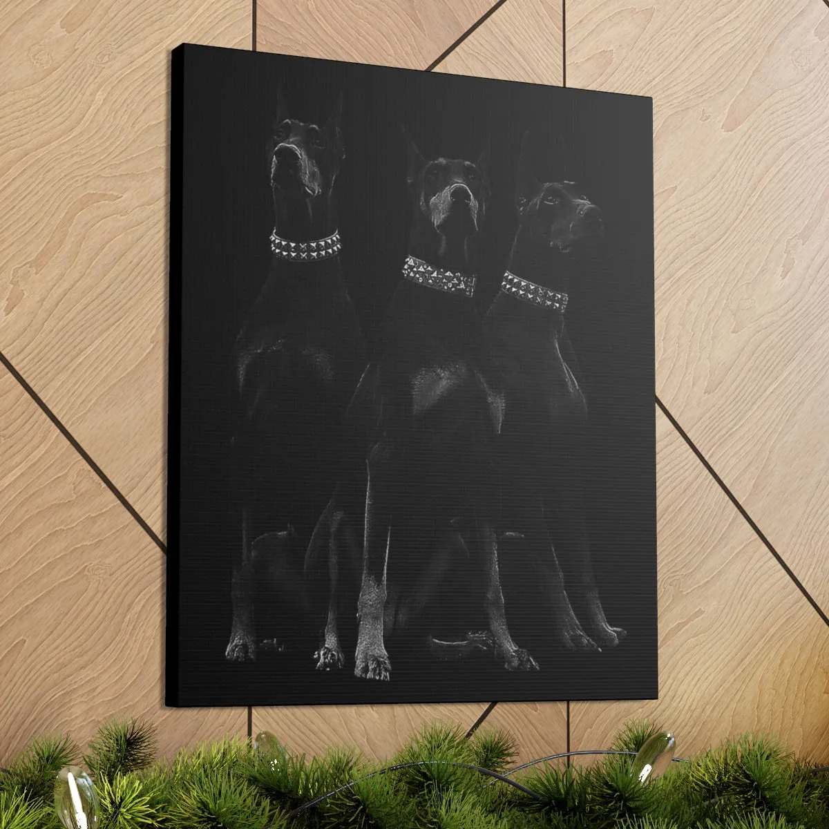 Dobermans Pinscher Gangster Dog Art Canvas Gallery Wraps - Image 21