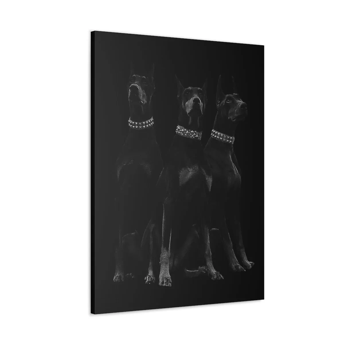 Dobermans Pinscher Gangster Dog Art Canvas Gallery Wraps - Image 23