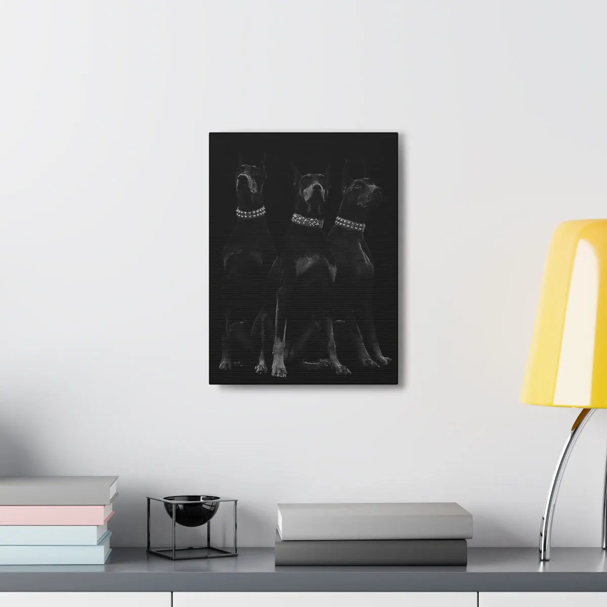 Dobermans Pinscher Gangster Dog Art Canvas Gallery Wraps - Image 4