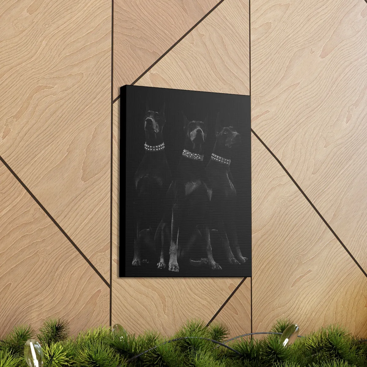 Dobermans Pinscher Gangster Dog Art Canvas Gallery Wraps - Image 7