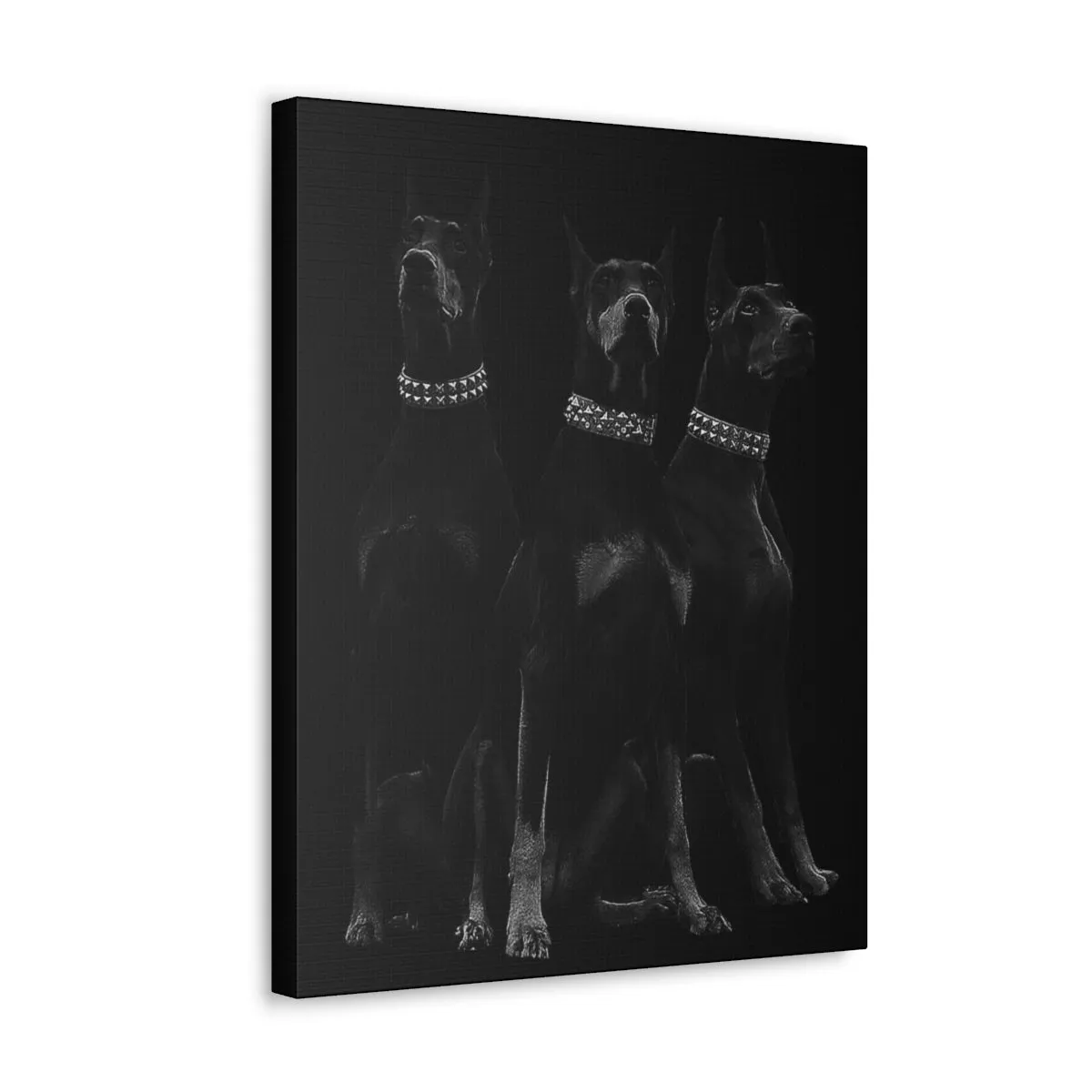 Dobermans Pinscher Gangster Dog Art Canvas Gallery Wraps - Image 9
