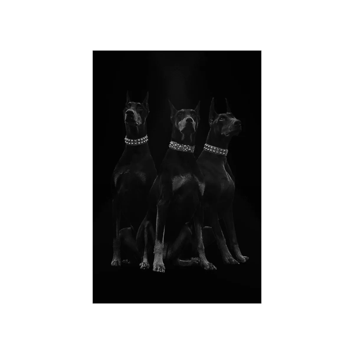 Dobermans Pinscher Gangster Dog Art Premium Posters - Image 14