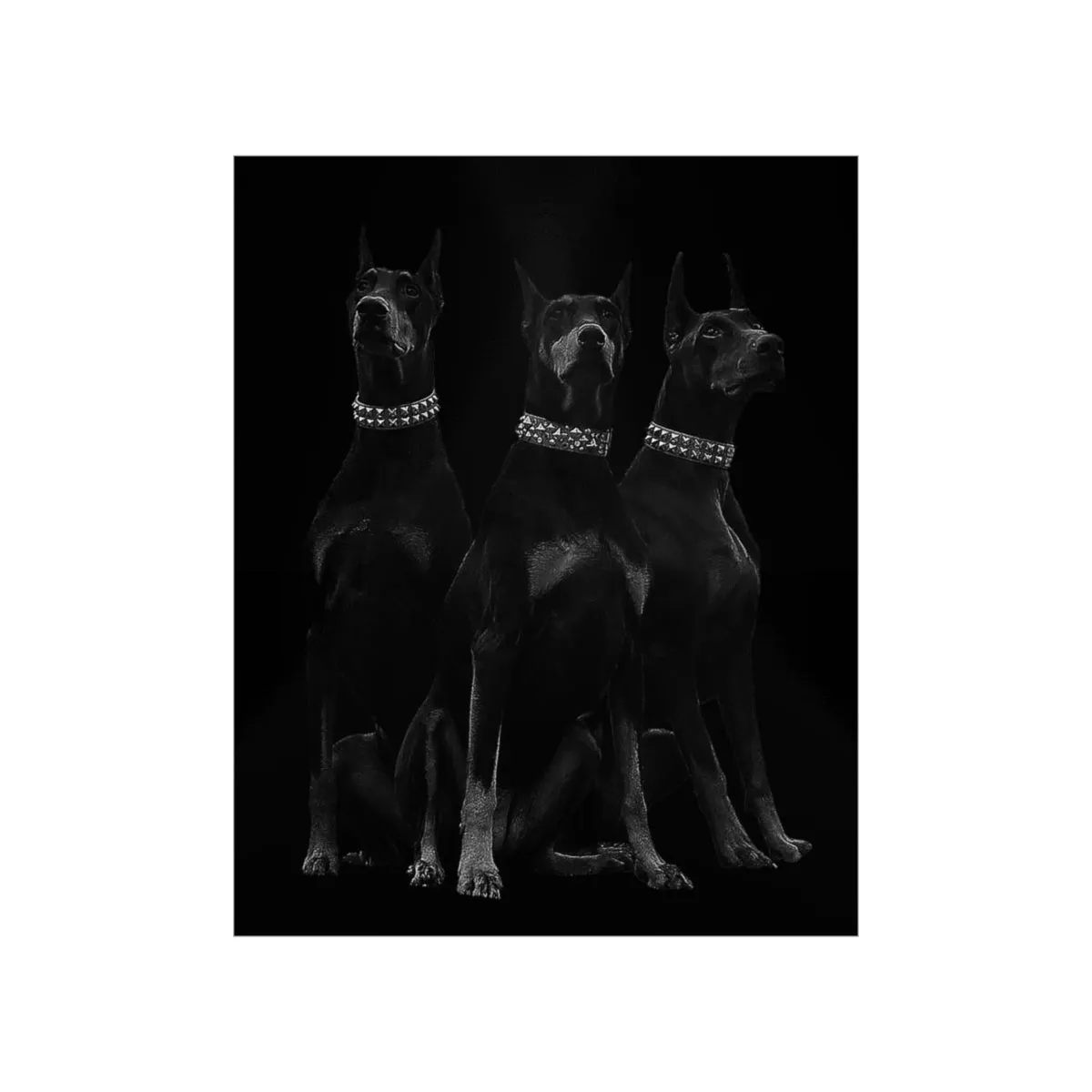 Dobermans Pinscher Gangster Dog Art Premium Posters - Image 2