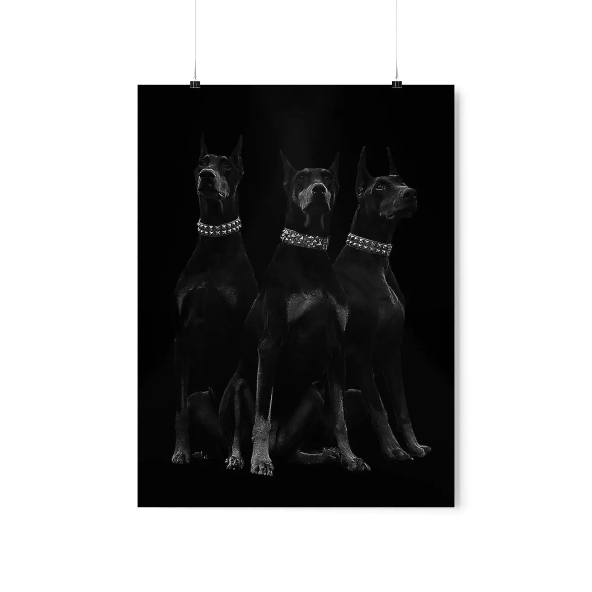 Dobermans Pinscher Gangster Dog Art Premium Posters - Image 5