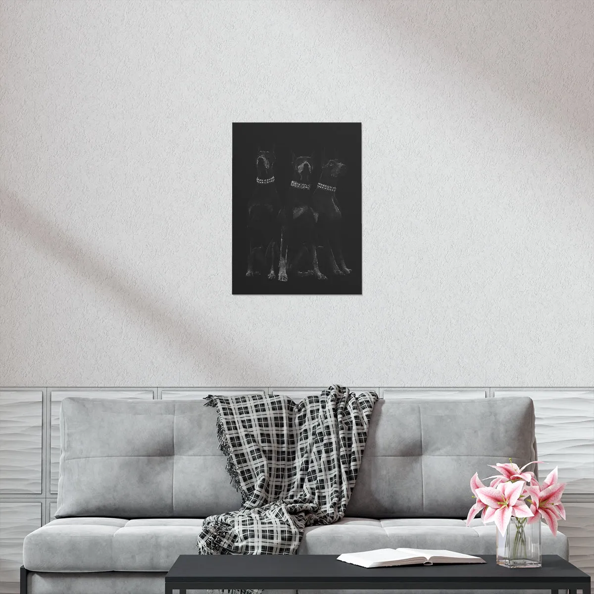 Dobermans Pinscher Gangster Dog Art Premium Posters - Image 7