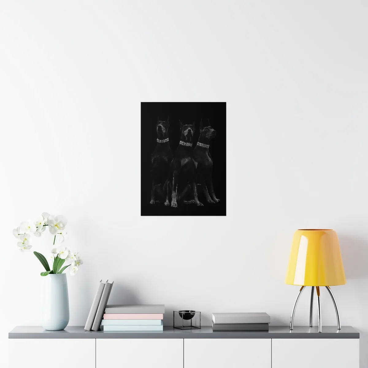 Dobermans Pinscher Gangster Dog Art Premium Posters - Image 8