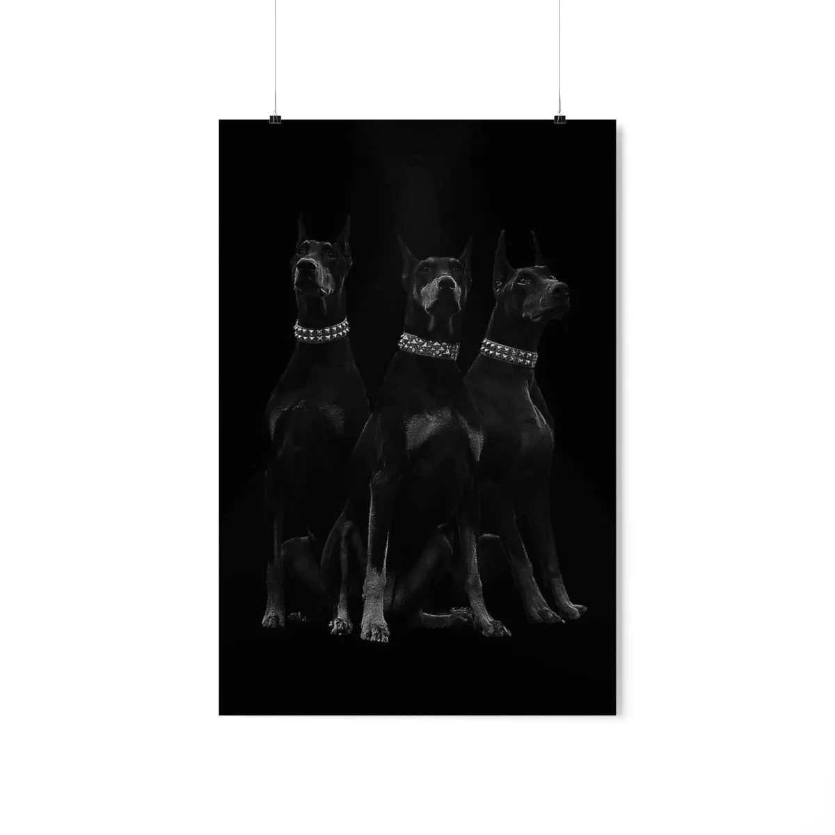 Dobermans Pinscher Gangster Dog Art Premium Posters - Image 9
