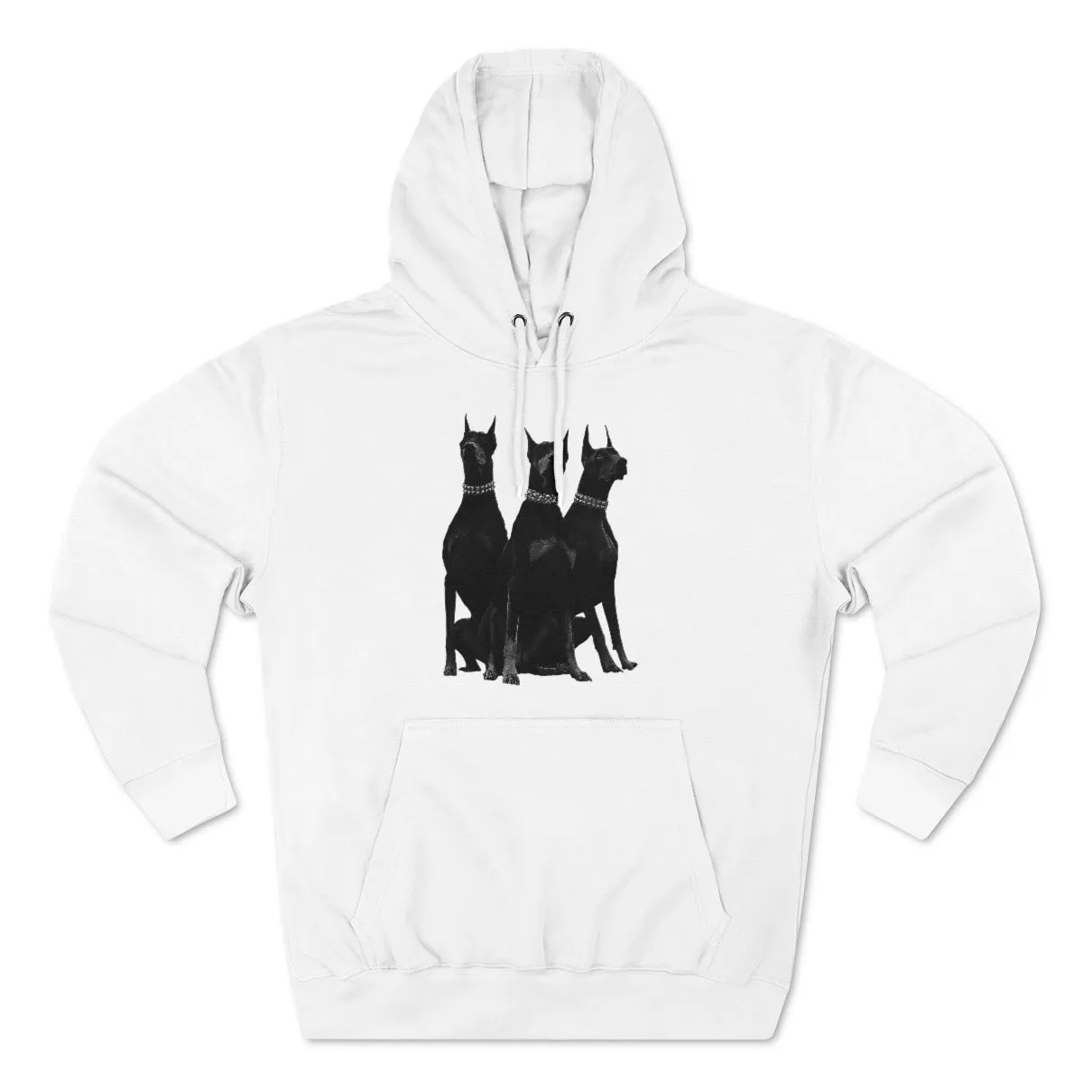 Dobermans Pinscher Gangster Dog Art Pullover Hoodie - Image 4