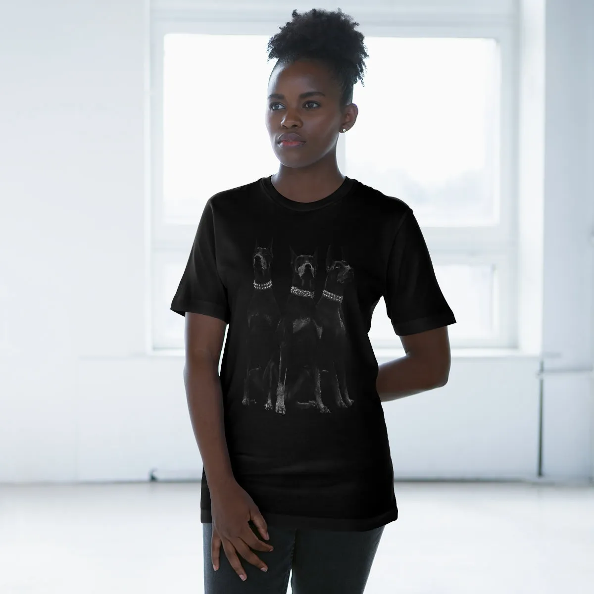 Dobermans Pinscher Gangster Dog Art T-shirt - Image 10